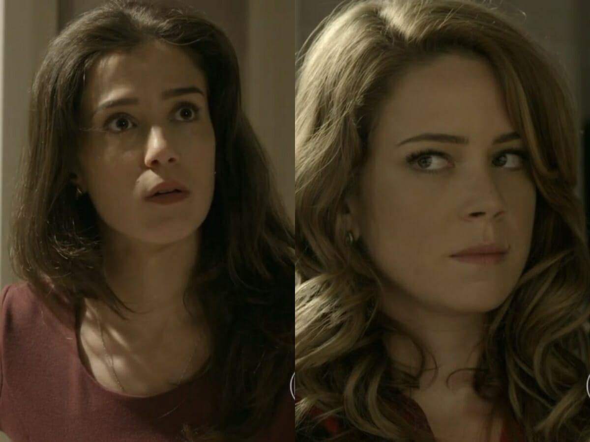 Cora (Marjorie Estiano) e Cristina (Leandra Leal) de Império