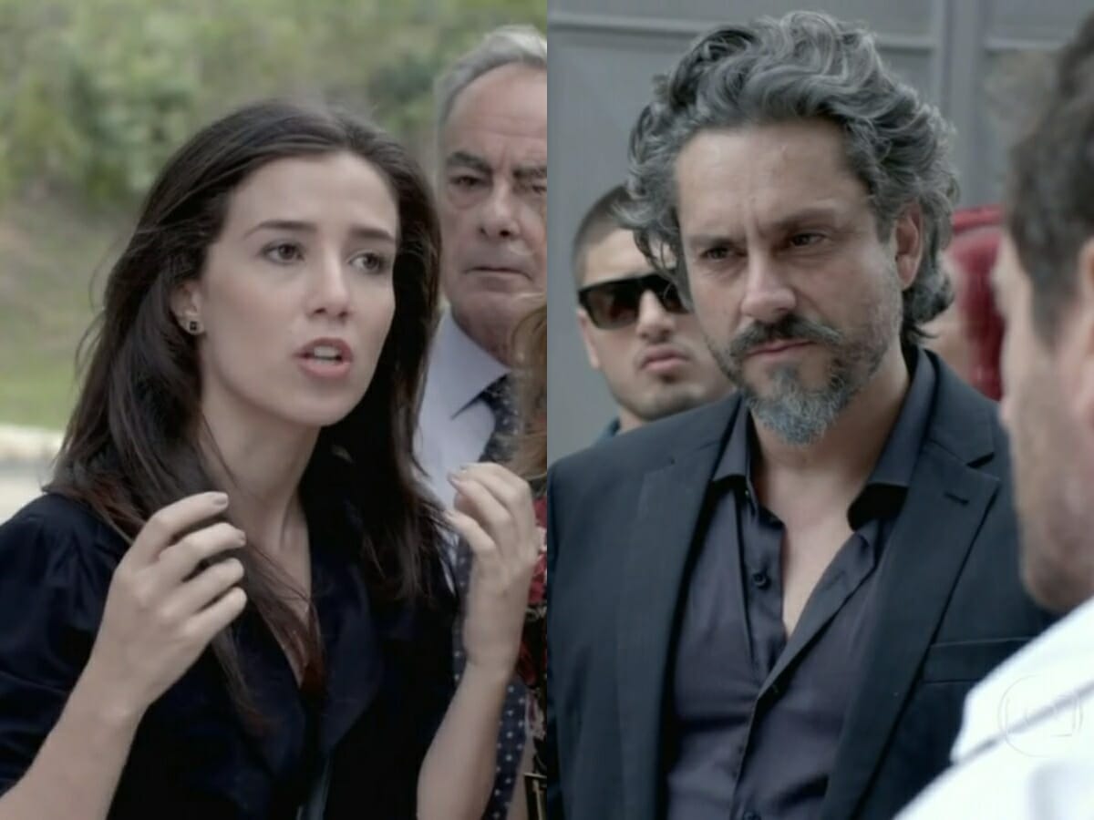 Cora (Marjorie Estiano) e José Alfredo (Alexandre Nero) de Império