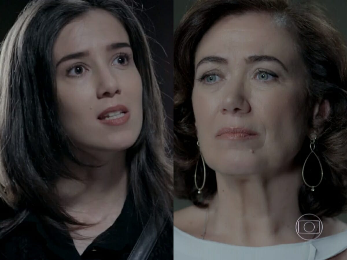 Cora (Marjorie Estiano) e Maria Marta (Lilia Cabral) de Império