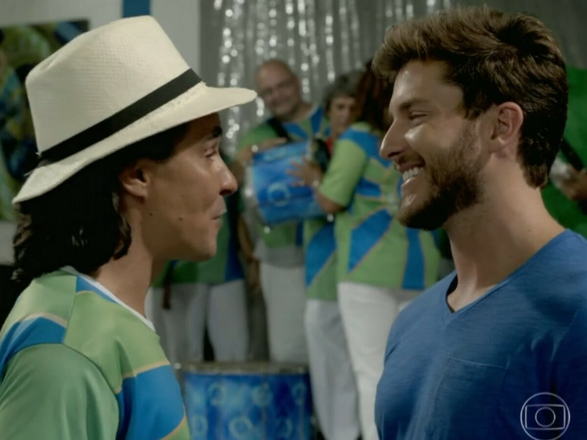 André Gonçalves e Klebber Toledo em Império (Reprodução/Globo)