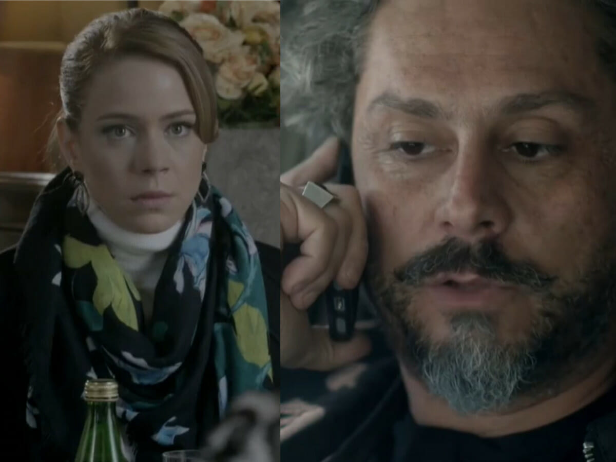 Cristina (Leandra Leal) e José Alfredo (Alexandre Nero) em Império (Reprodução/Globo)