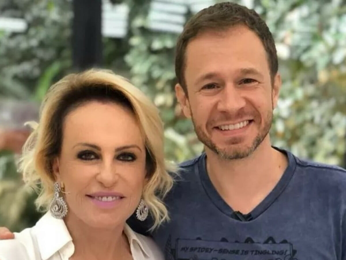 Ana Maria Braga e Tiago Leifert (Reprodução)