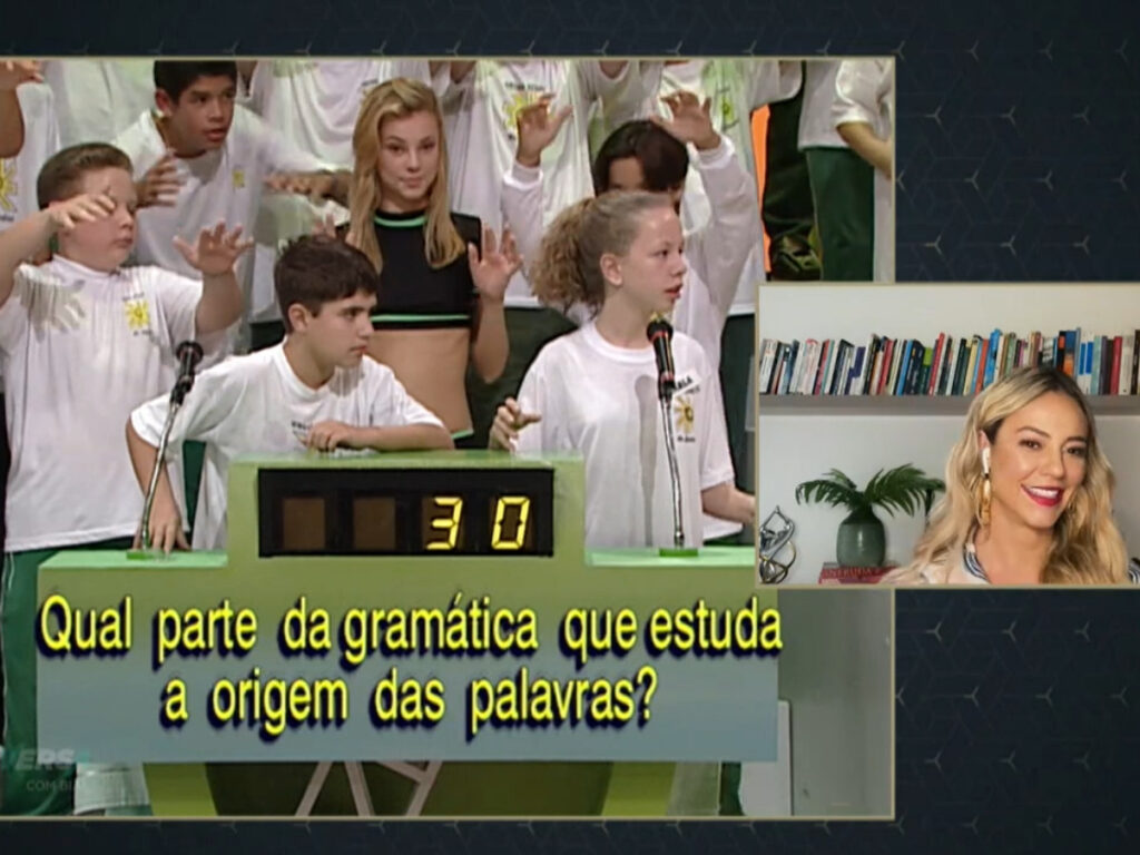 Paolla Oliveira no Passa ou Repassa (Reprodução/Globo)