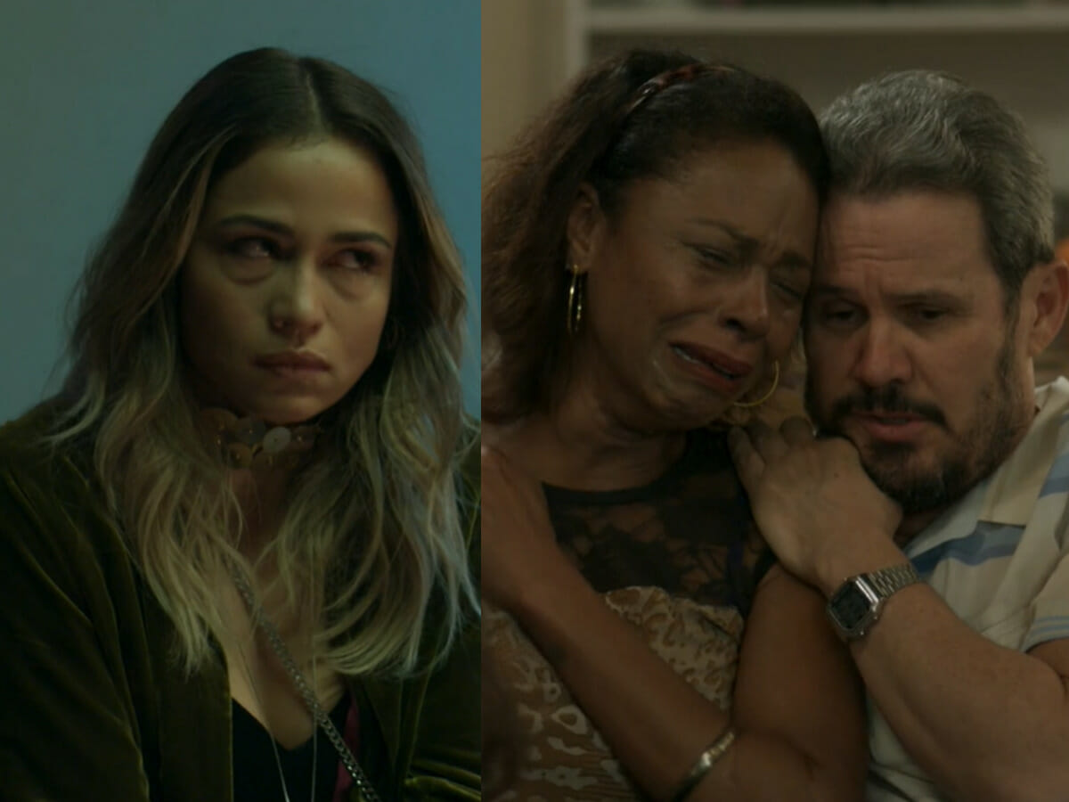 Sandra Helena (Nanda Costa) e Dulcina (Edvana Carvalho) em Pega Pega (Reprodução/Globo)