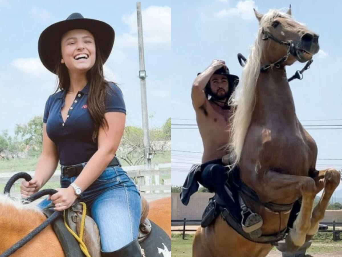Larissa Manoela e Rafael Vitti na preparação para Além da Ilusão (Reprodução/Instagram)
