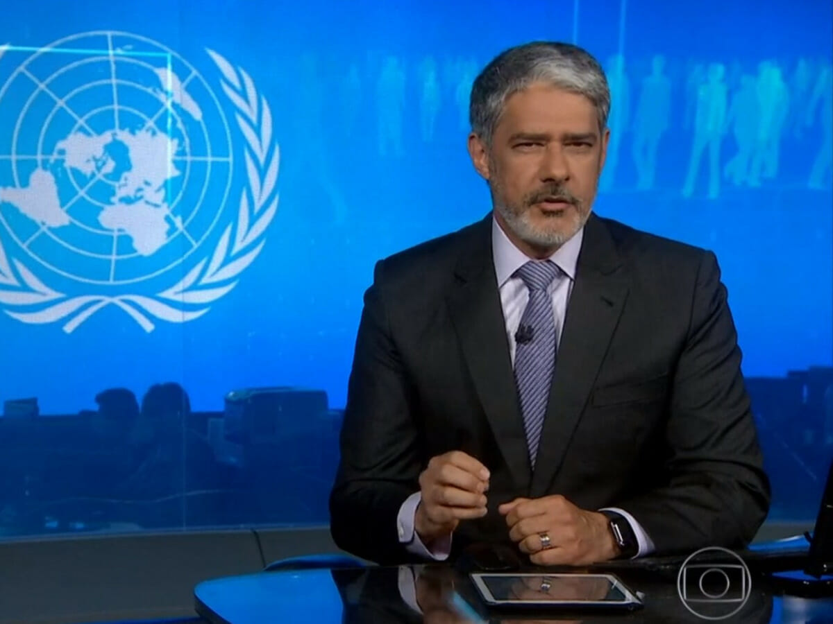 William Bonner no Jornal Nacional (Reprodução/Globo)