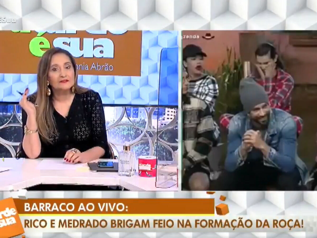 Sonia Abrão no programa A Tarde é Sua (Reprodução/RedeTV)