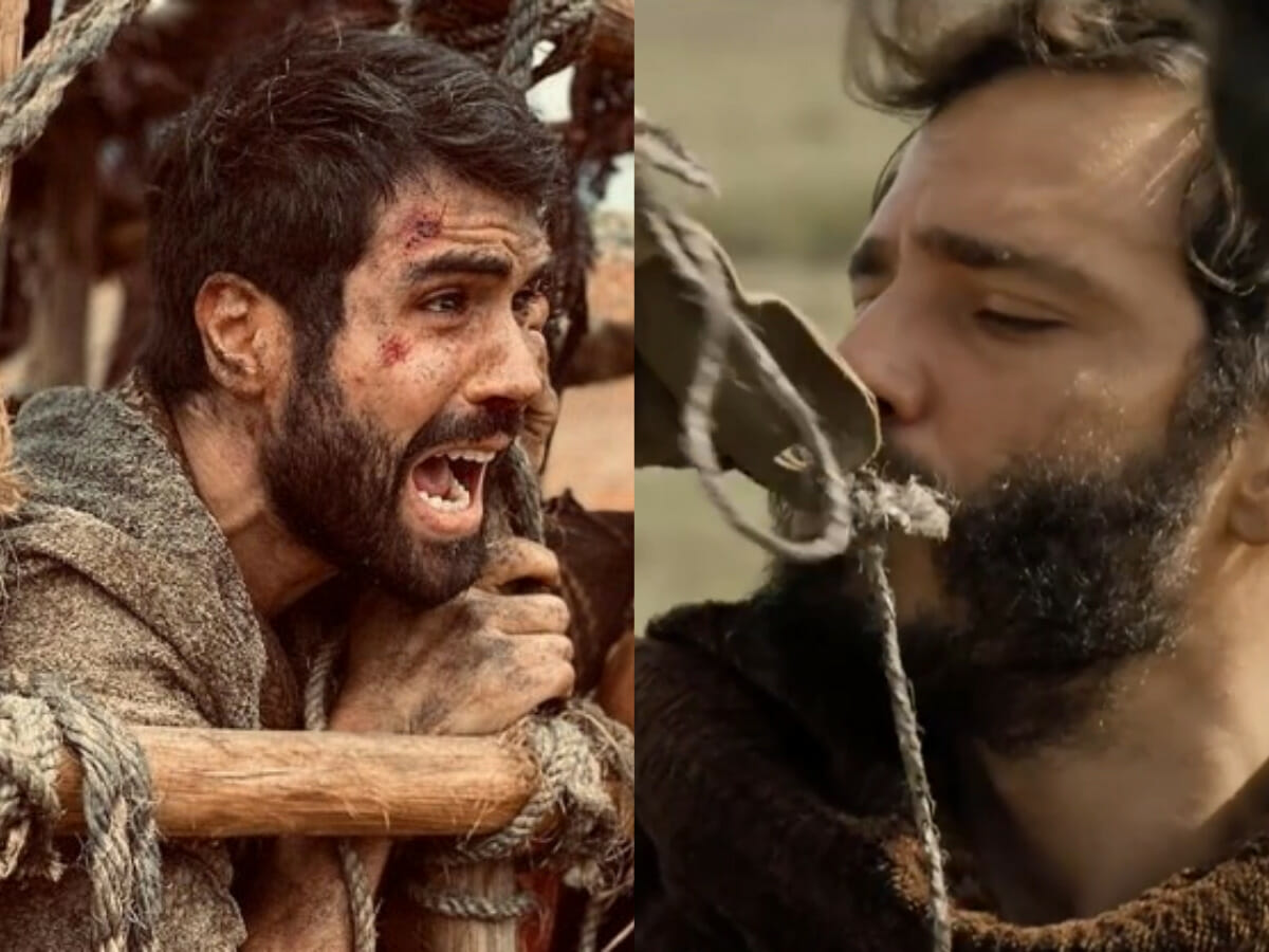 José (Juliano Laham) e Judá (Thiago Rodrigues) em Gênesis (Reprodução/Record TV)