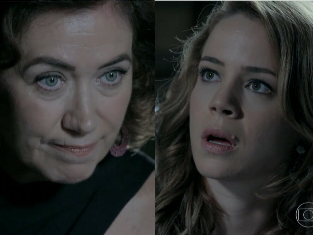 Maria Marta (Lilia Cabral) e Cristina (Leandra Leal) em Império (Reprodução/Globo)