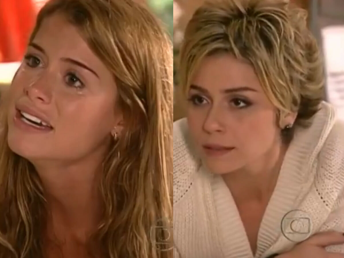 Moa (Alinne Moraes) e Bárbara (Giovanna Antonelli) em Da Cor do Pecado (Reprodução/Globo)