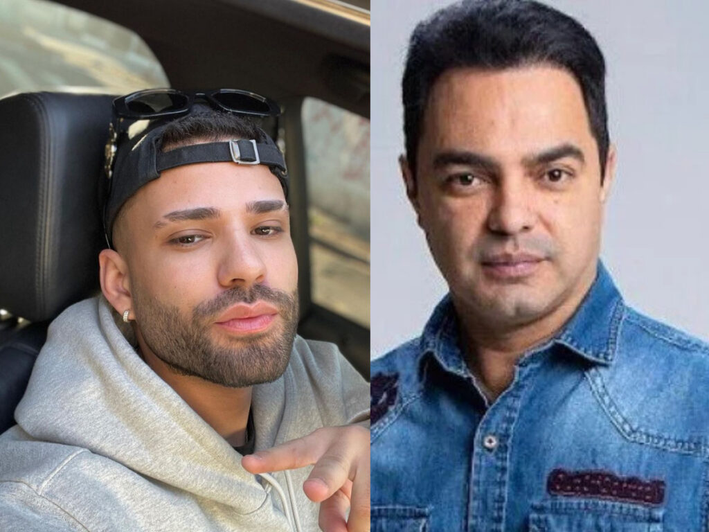 O rapper Krawk e o cantor Camarguinho (Reprodução)