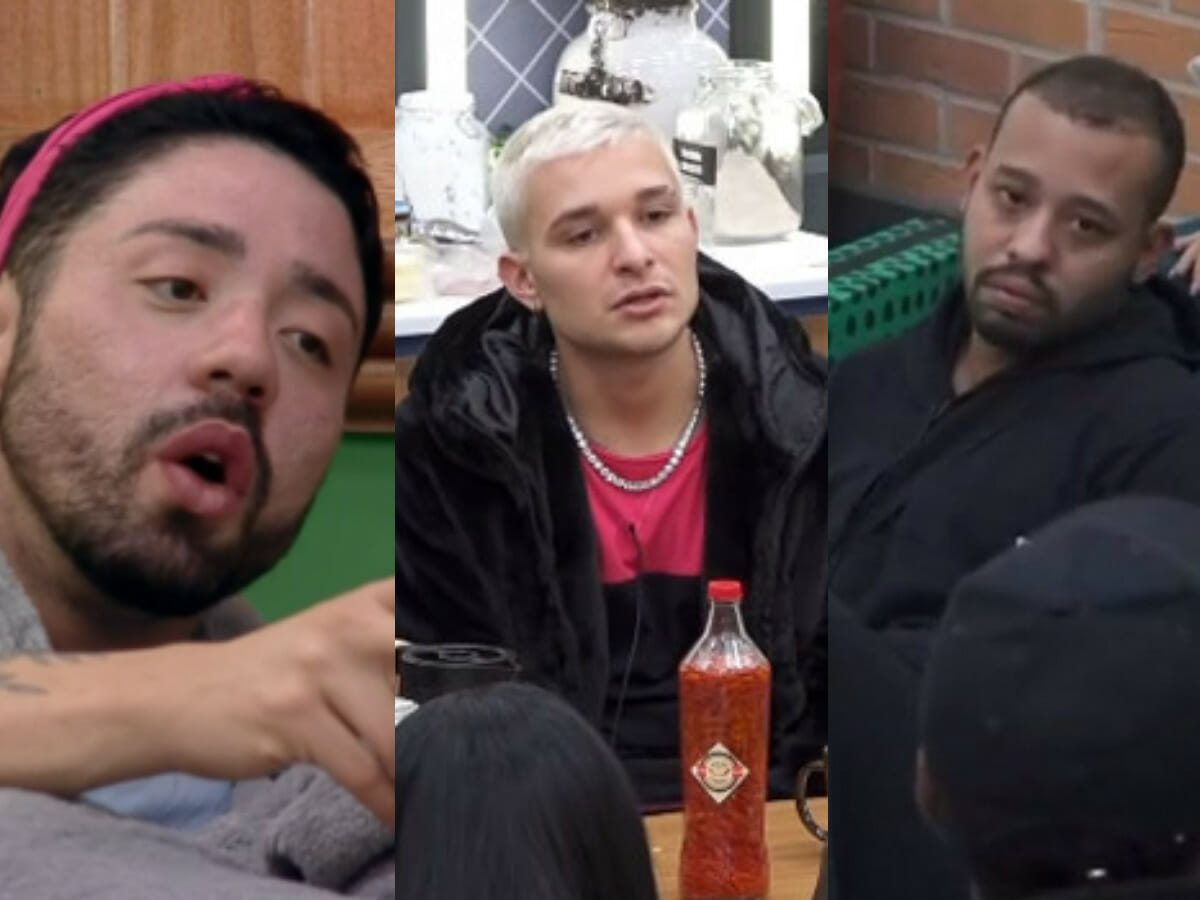 Rico Melquiades, MC Gui e Mussuzinho em A Fazenda 13 (Reprodução/Record TV)