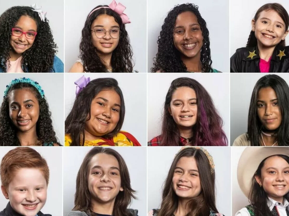 Participantes do The Voice Kids (Reprodução/Globo)