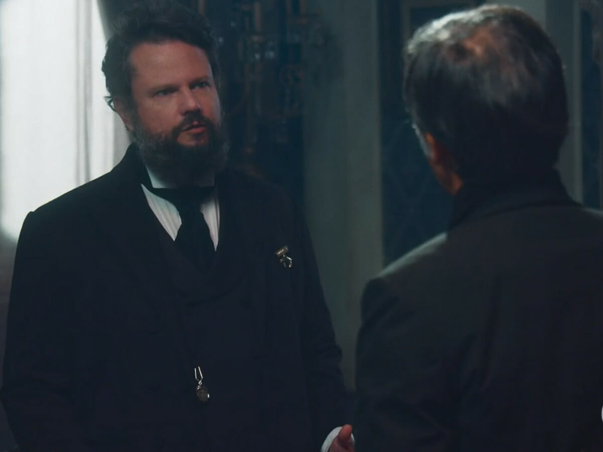 Dom Pedro II (Selton Mello) em Nos Tempos do Imperador (Reprodução)