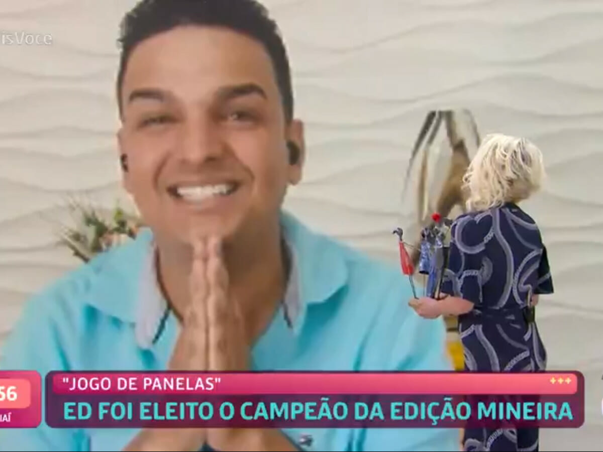 Ed, vencedor do Jogo de Panelas de Belo Horizonte, do Mais Você