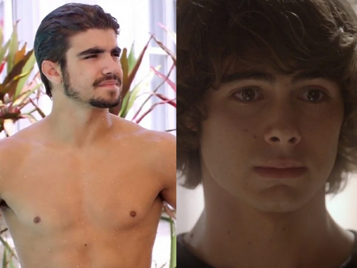 Edgar (Caio Castro) de Ti-ti-ti e Pedro (Rafael Vitti) de Malhação Sonhos