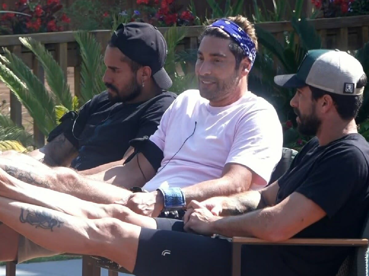 Erasmo Viana, Victor Pecoraro e Arcrebiano Araújo em A Fazenda 13