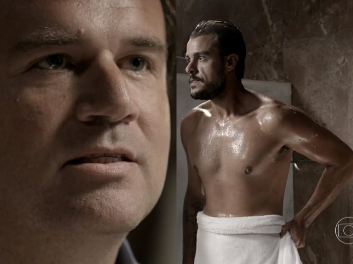Felipe (Laércio Fonseca) e Enrico (Joaquim Lopes) de Império