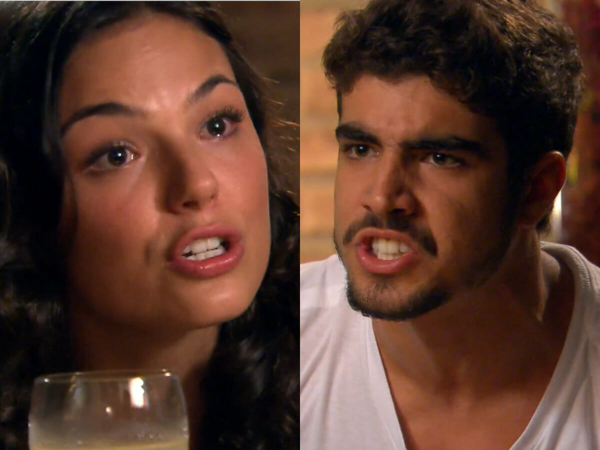 Isis Valverde e Caio Castro como Marcela e Edgar em Ti ti ti (Reprodução - Globo)