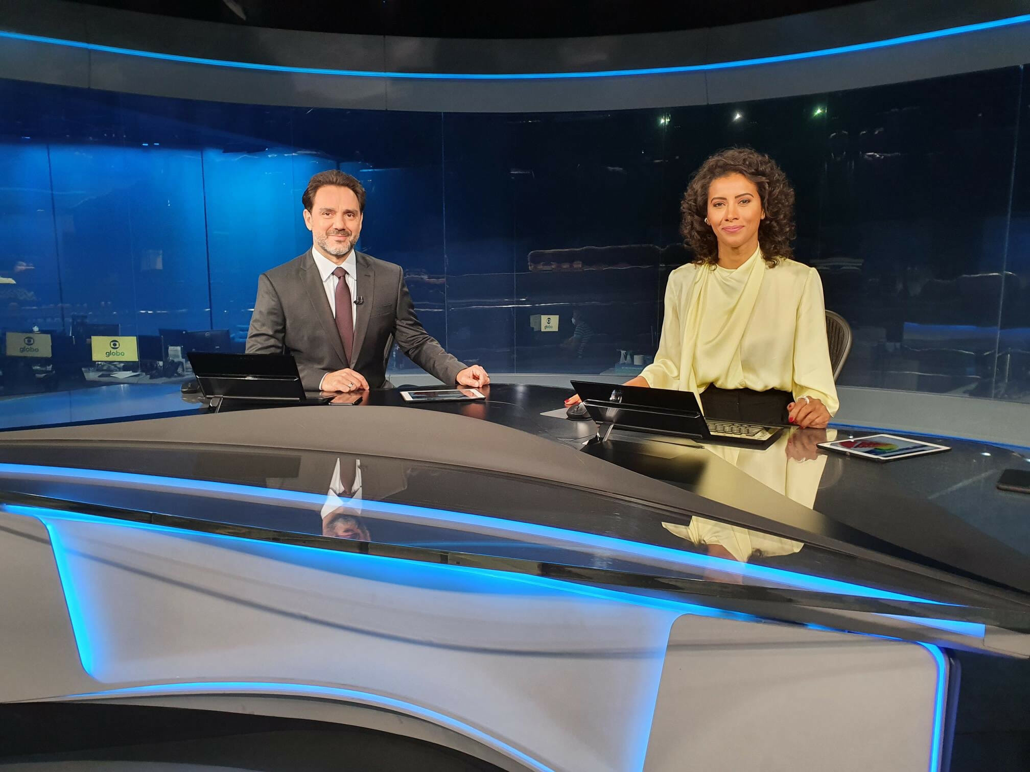 Paulo Renato Soares e Aline Midlej