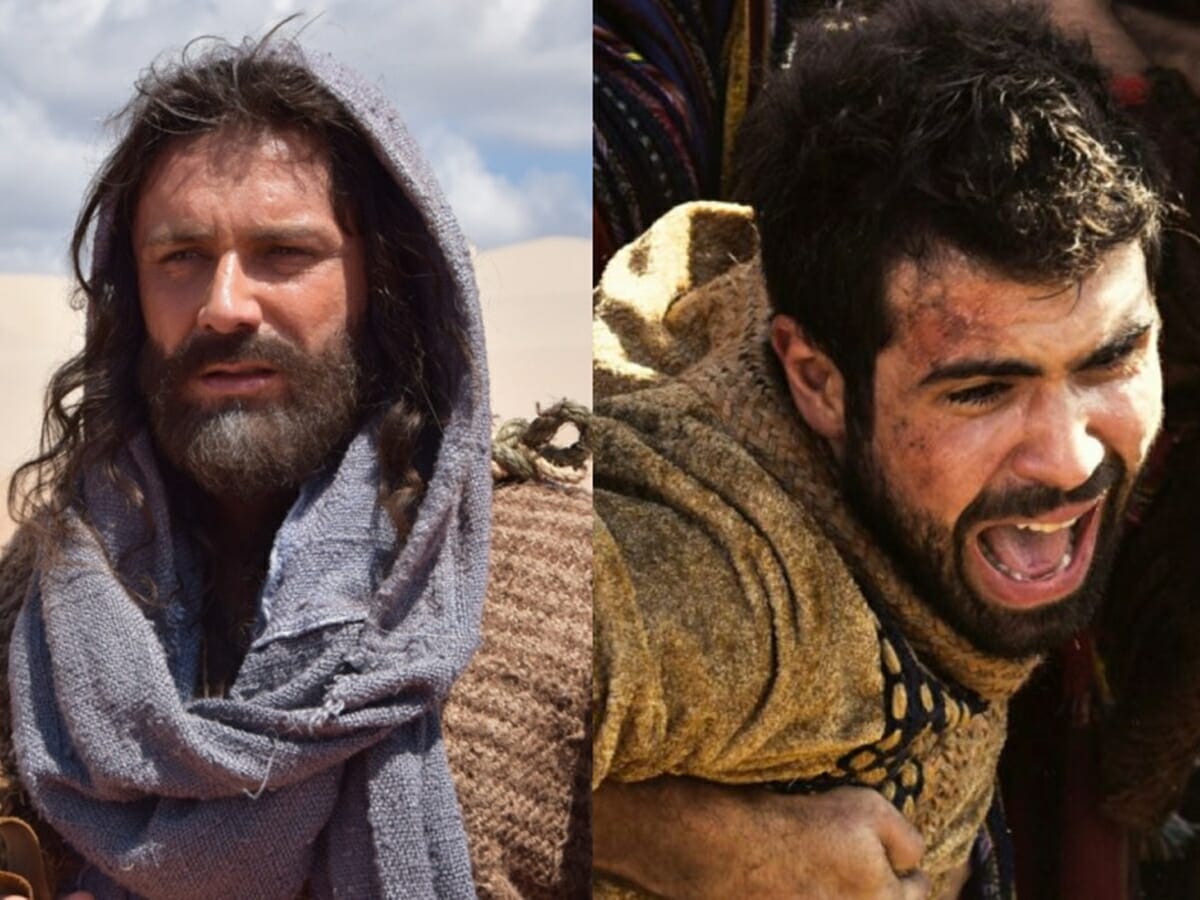 Jacó (Petrônio Gontijo) e José (Juliano Laham) de Gênesis