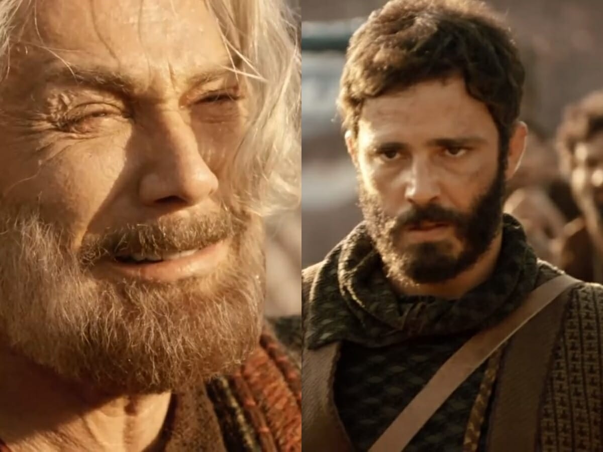 Jacó (Petrônio Gontijo) e Judá (Thiago Rodrigues) de Gênesis