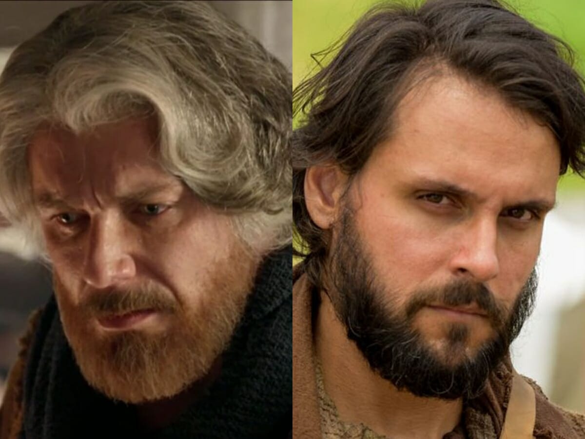 Jacó (Petrônio Gontijo) e Rúben (Felipe Cunha) de Gênesis