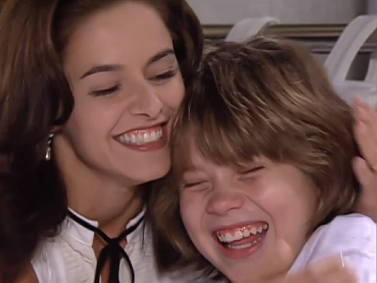 Joana (Bianca Rinaldi) e Joãozinho (Pedro Malta) de Prova de Amor