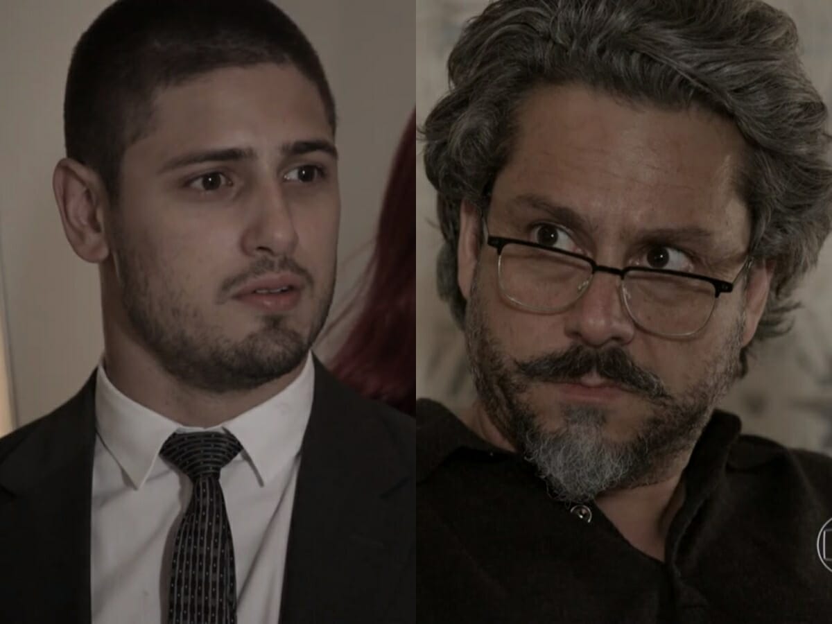 João Lucas (Daniel Rocha) e José Alfredo (Alexandre Nero) de Império