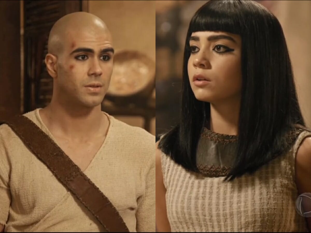 José (Juliano Laham) e Kéfera (Luana Camaleão) de Gênesis