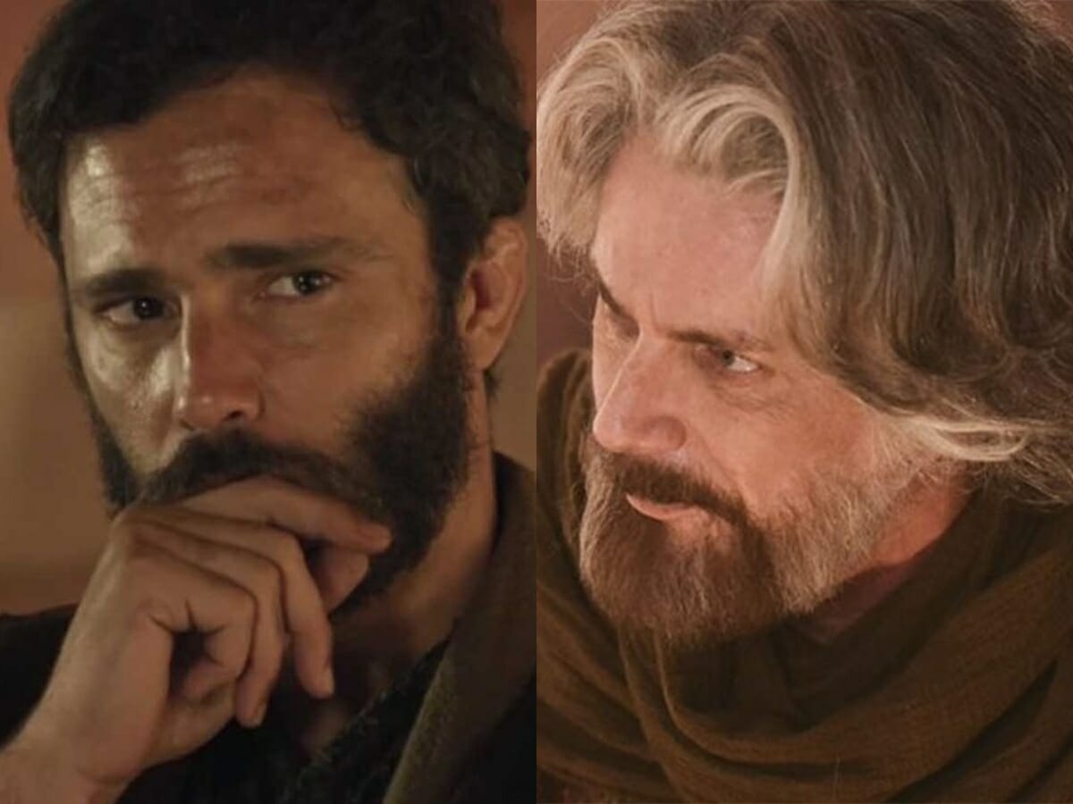 Judá (Thiago Rodrigues) e Jacó (Petrônio Gontijo) de Gênesis
