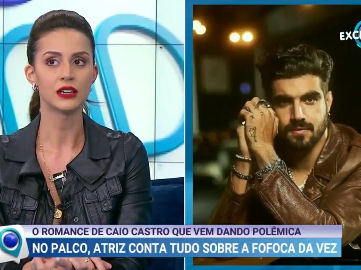 Larissa Bonesi falou no Fofocalizando sobre Caio Castro