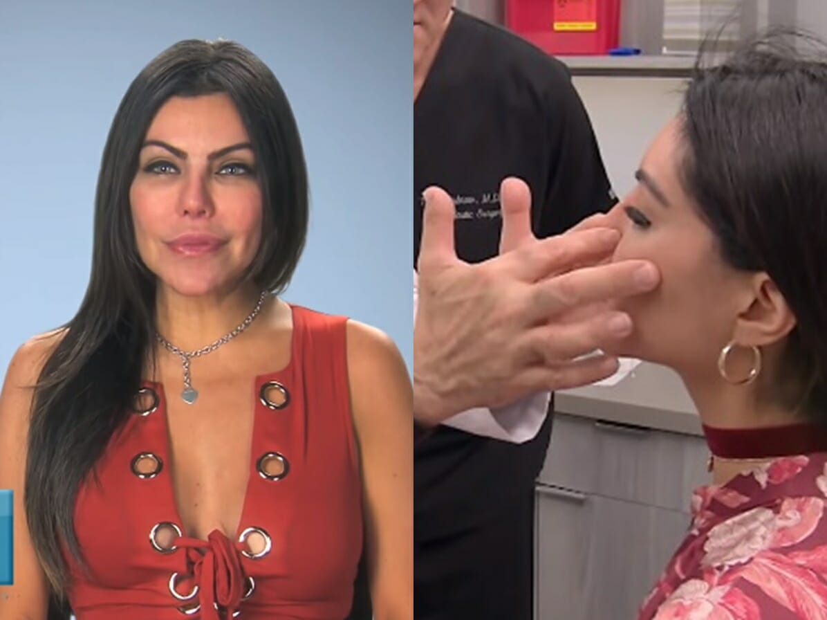 Liziane Gutierrez participou do programa Botched, do canal E! nos Estados Unidos (Reprodução: E!)