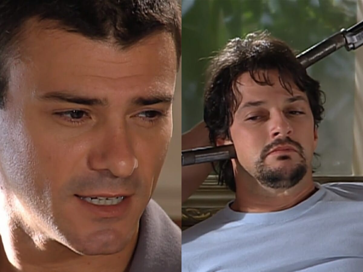 Lopo (Leonardo Vieira) e Daniel (Marcelo Serrado) de Prova de Amor