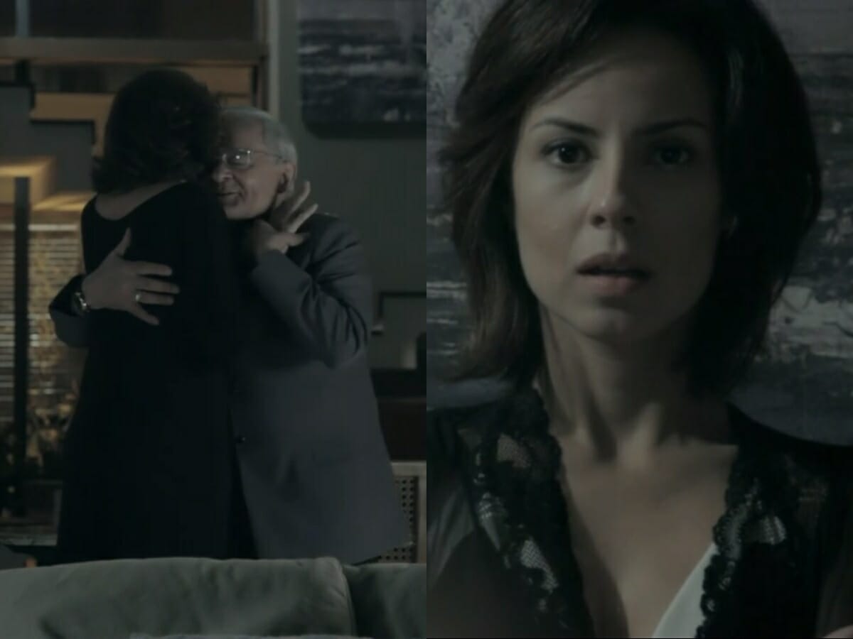 Maria Marta (Lilia Cabral), Silviano (Othon Bastos) e Maria Clara (Andreia Horta) de Império