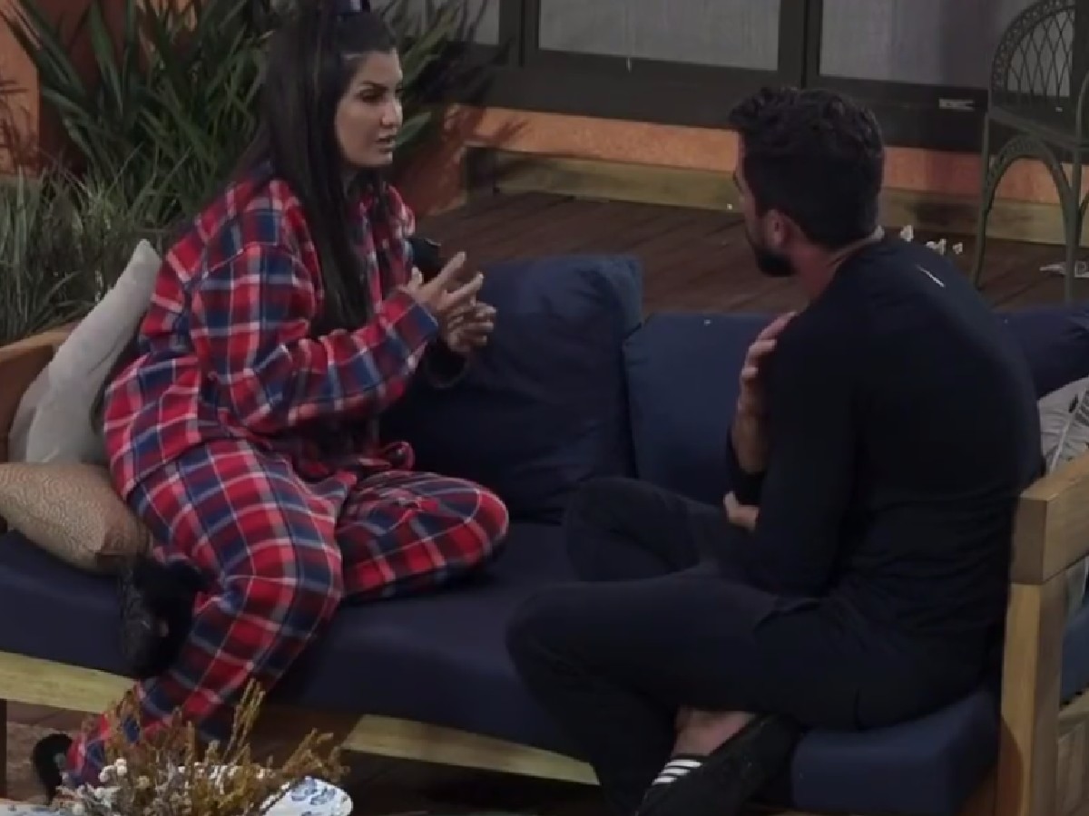 Marina Ferrari e Erasmo Viana em A Fazenda 13