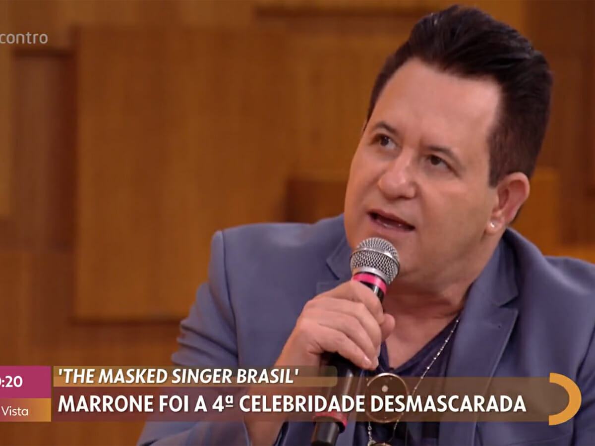 Marrone no Encontro com Fátima Bernardes