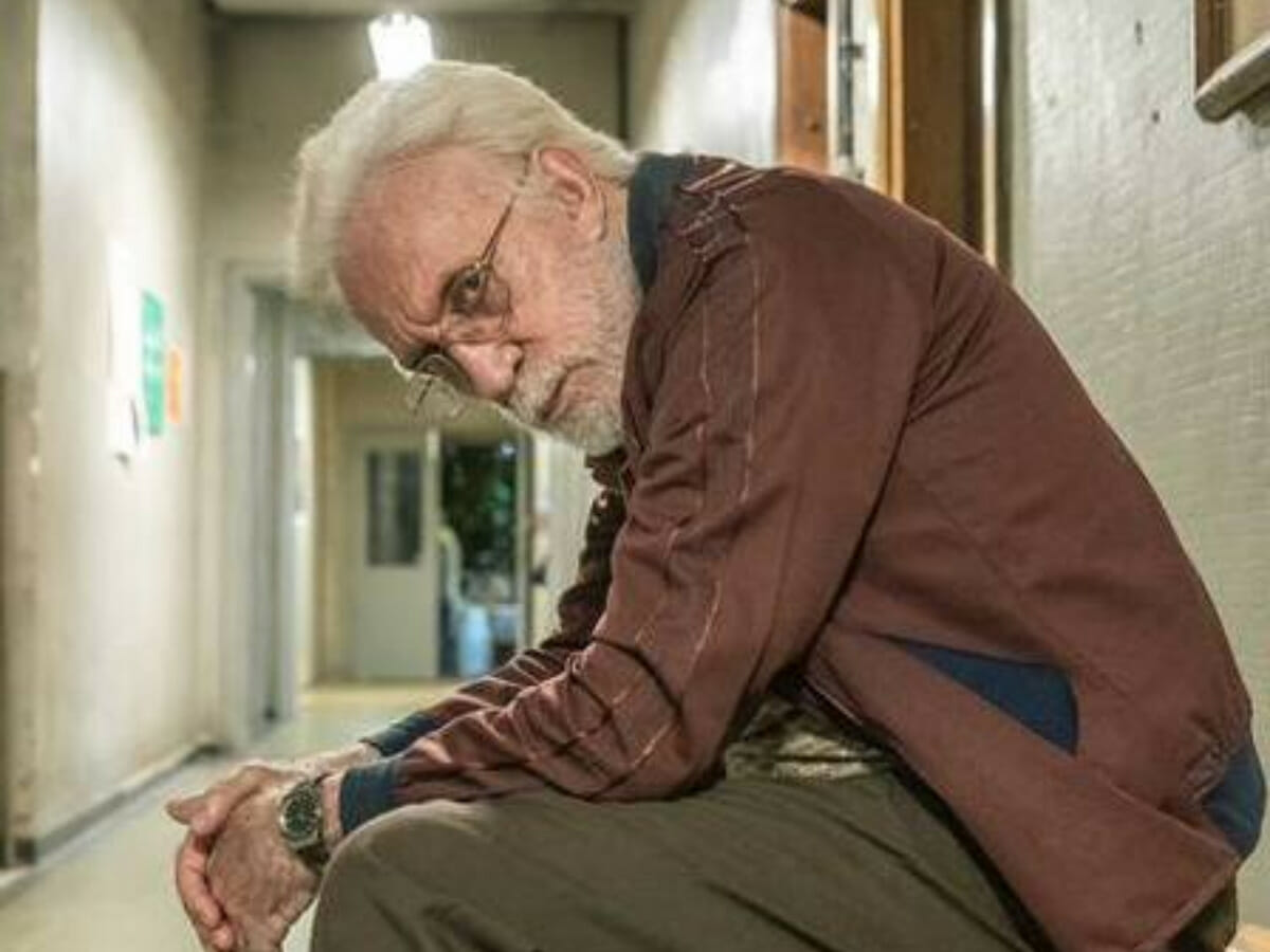Moacyr Franco na série Segunda Chamada (Divulgação Globo)