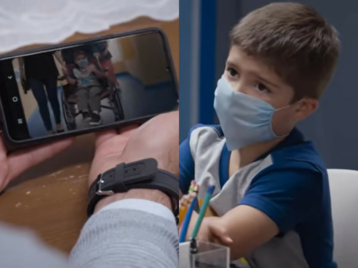 Nícolas em Te Dou a Vida (Reprodução Televisa)
