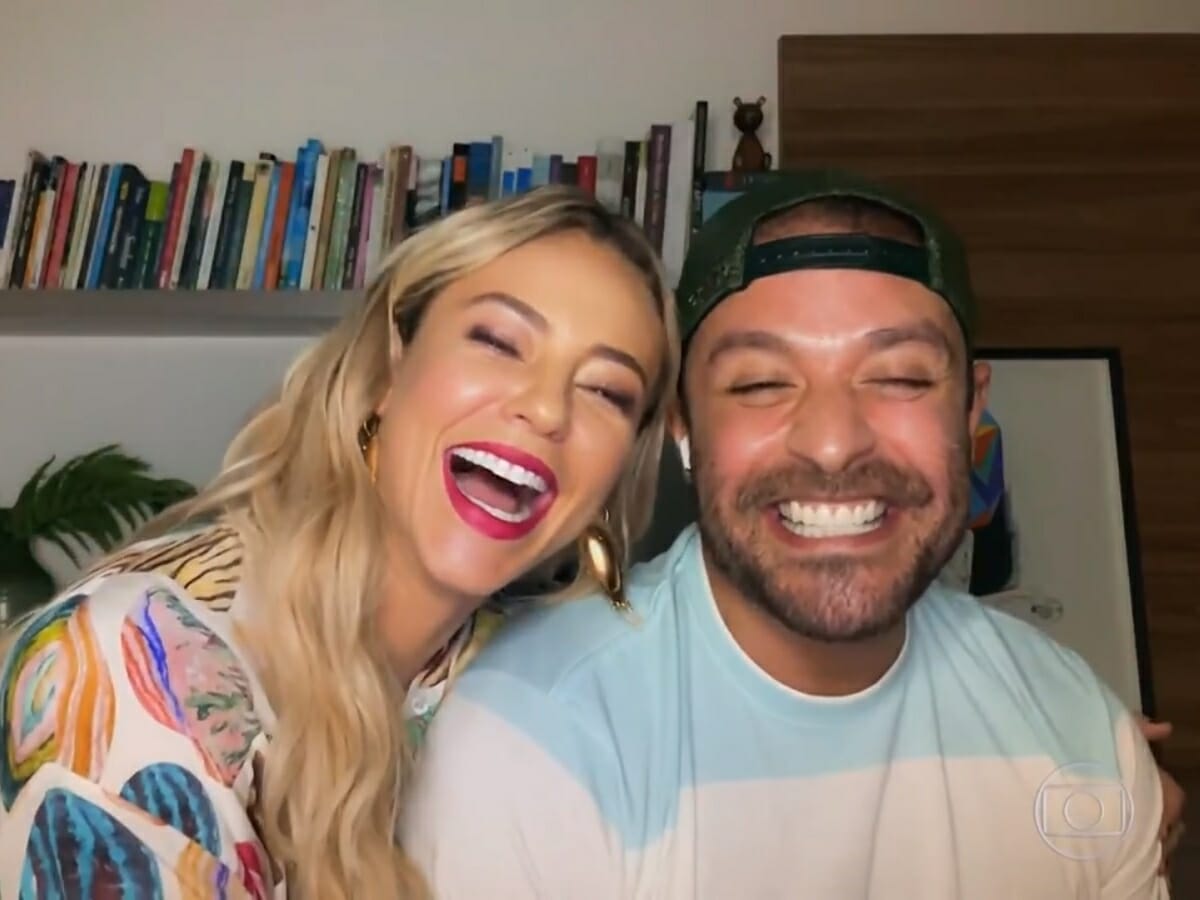 Paolla Oliveira e Diogo Nogueira no Conversa com Bial