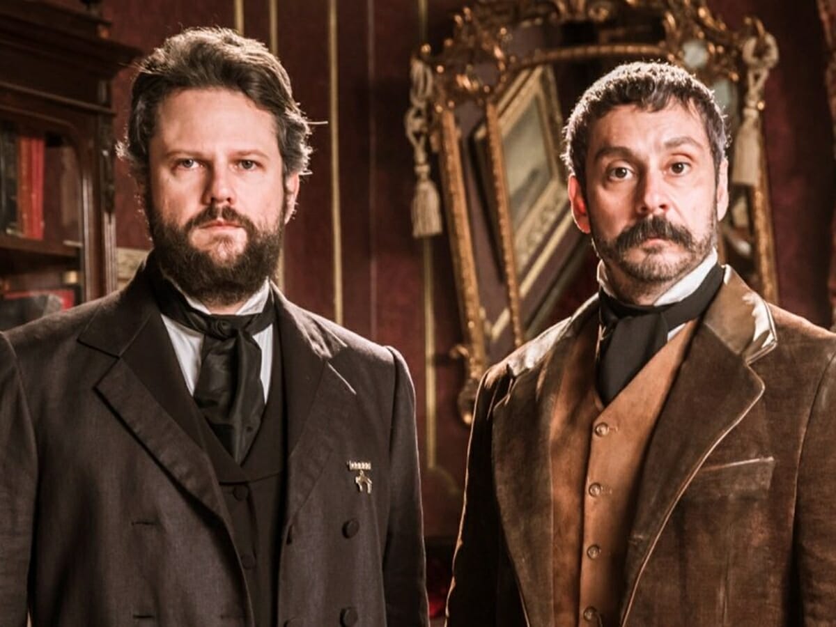 Pedro (Selton Mello) e Tonico (Alexandre Nero) de Nos Tempos do Imperador