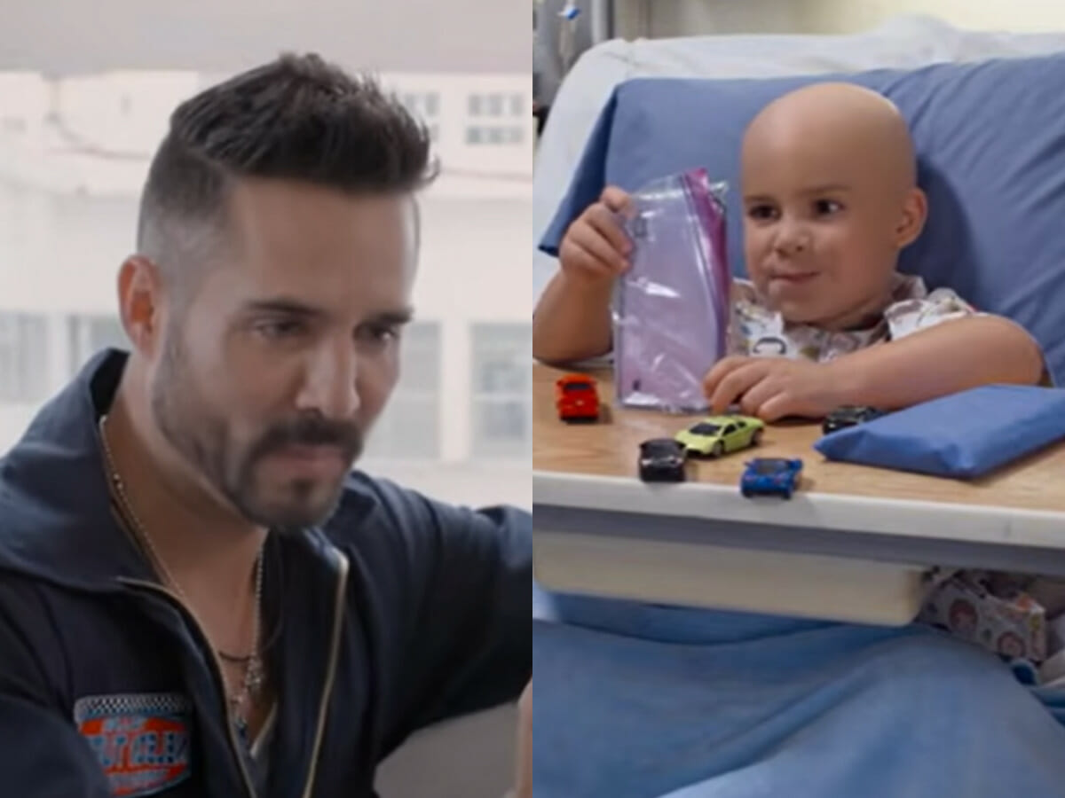 Pedro e Nicolas em Te Dou a Vida (Reprodução Televisa)