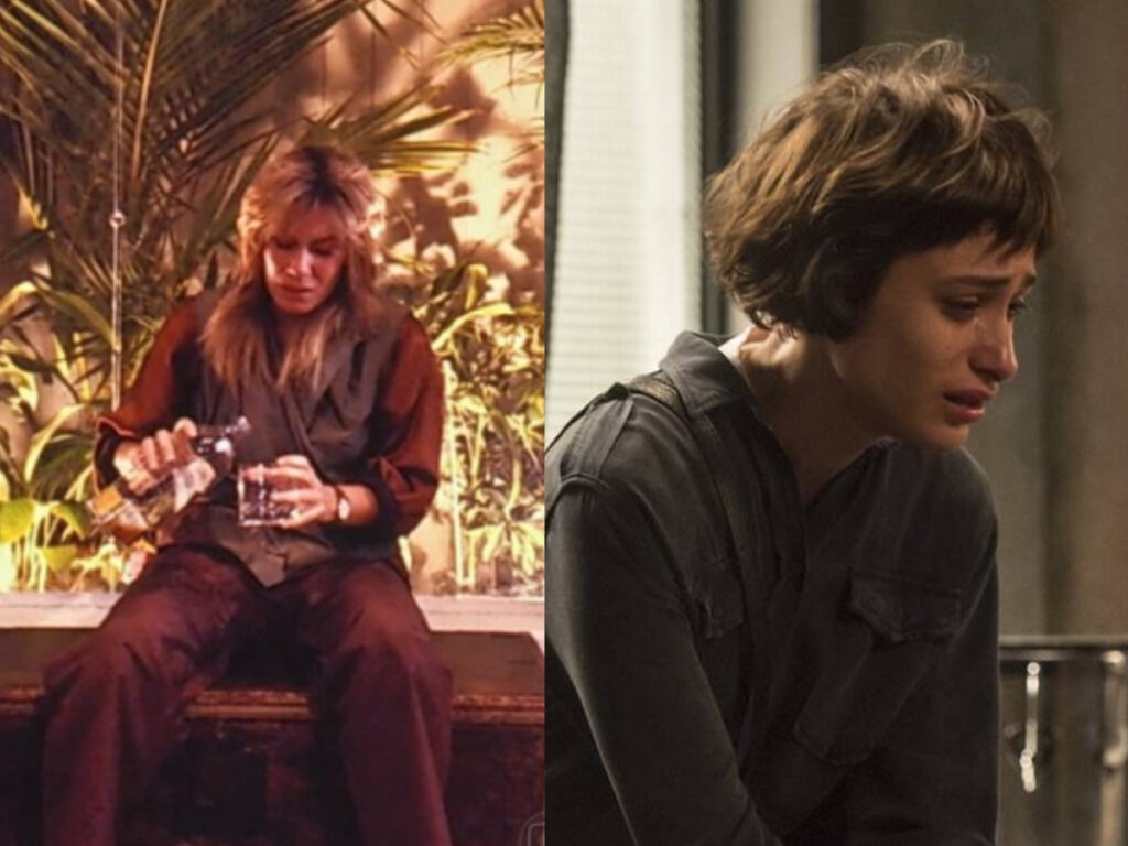 Renata Sorrah em Vale Tudo e Luisa Arraes em Segundo Sol (Reprodução)