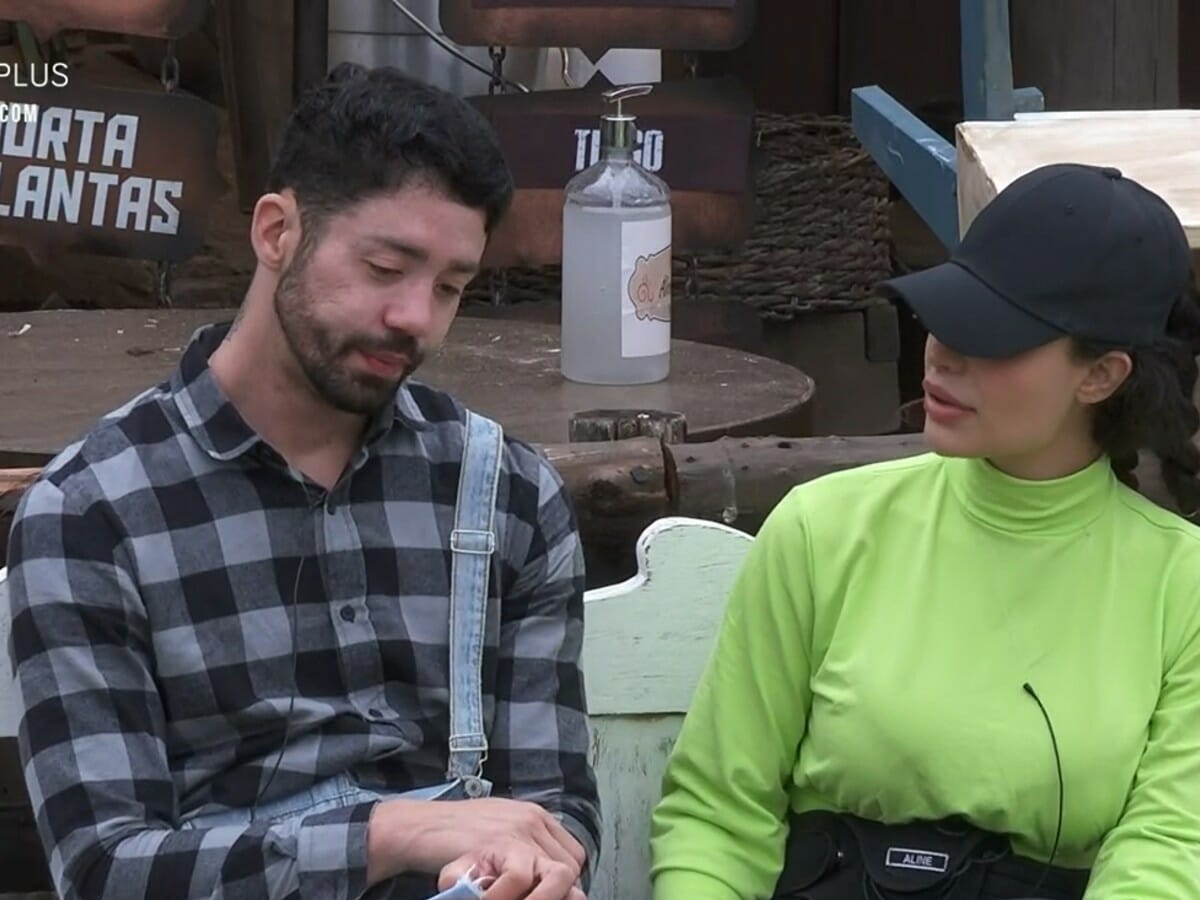 Rico Melquíades e Aline Mineiro em A Fazenda 13