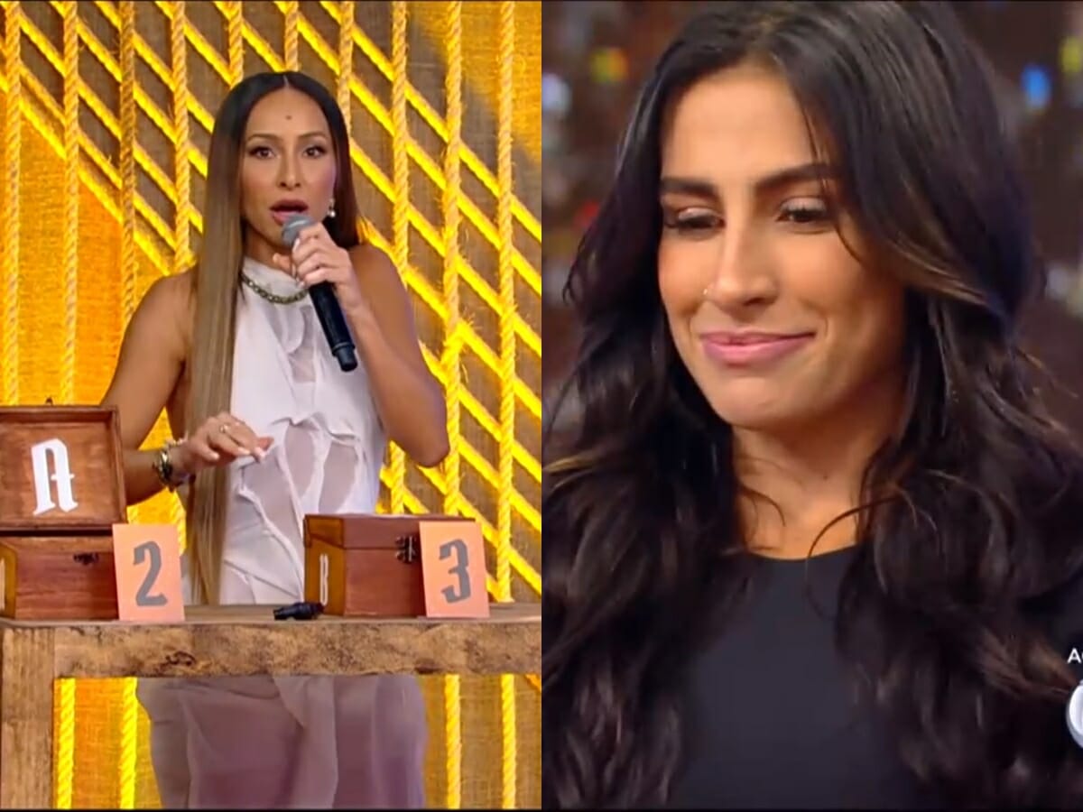 Sabrina Sato e Any Borges no Ilha Record