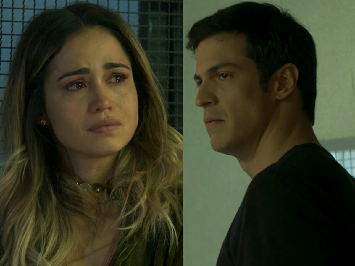 Sandra Helena (Nanda Costa) e Eric (Mateus Solano) em Pega Pega