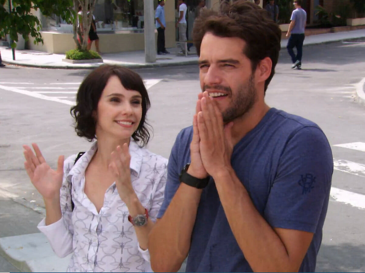 Isabel (Débora Falabella) e Renato (Guilherme Winter) em Ti-Ti-Ti