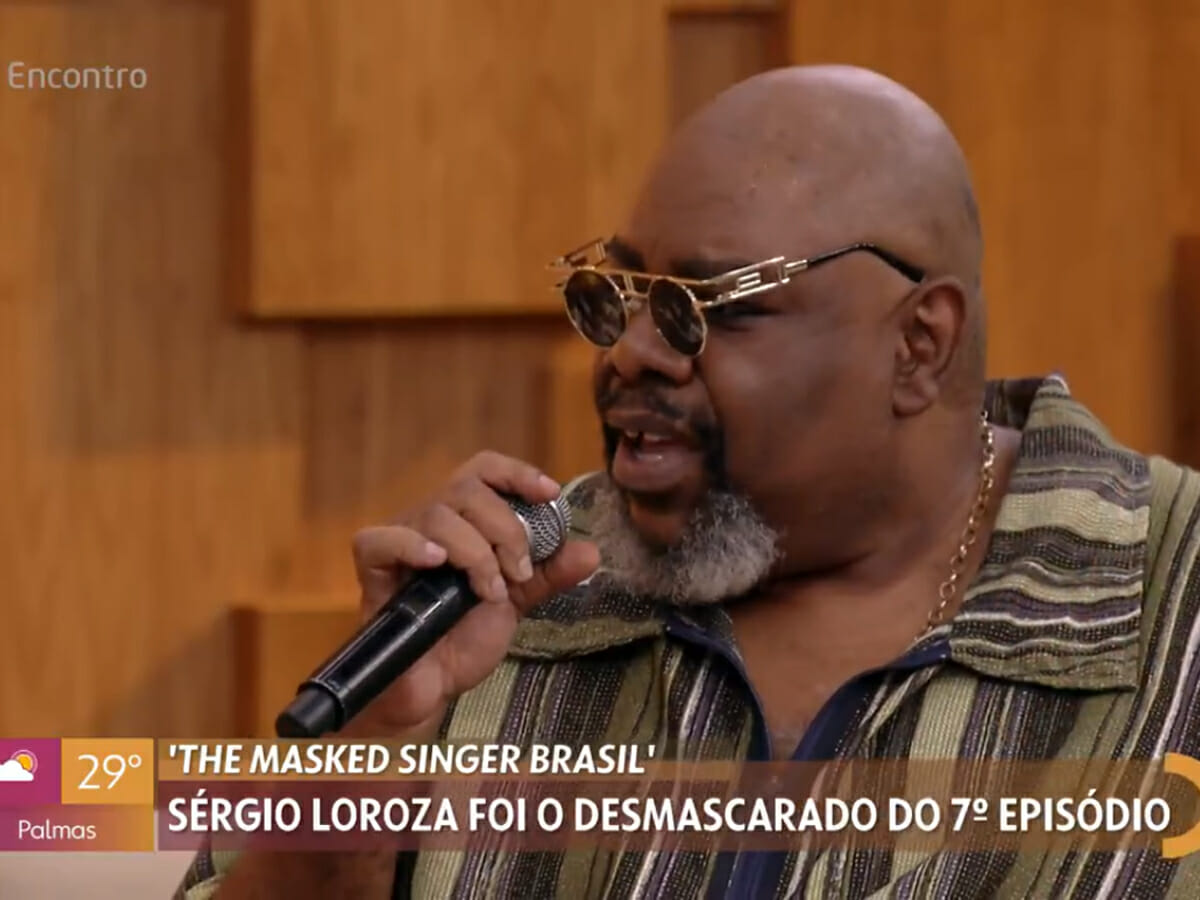 Sérgio Loroza no Encontro com Fátima Bernardes