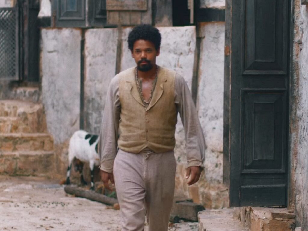 Samuel (Michel Gomes) em Nos Tempos do Imperador