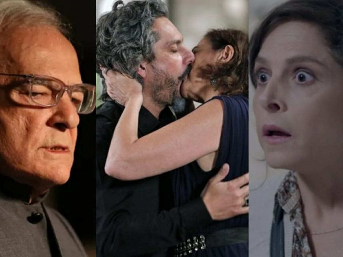 Silviano (Othon Bastos), José Alfredo (Alexandre Nero), Maria Marta (Lilia Cabral) e Cora (Drica Moraes) de Império